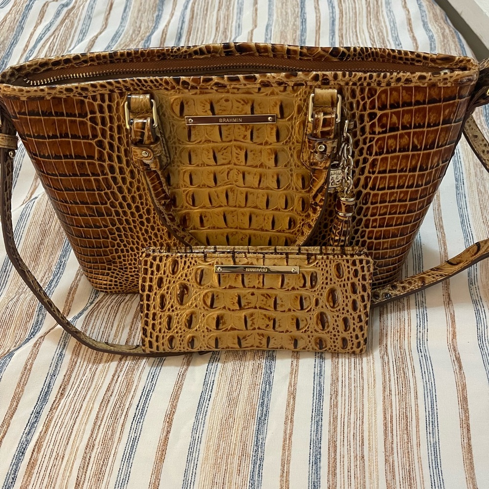 Brahmin crossbody & wallet.